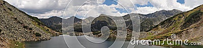 Taul Tapului glacial lake in retezat national park,romania Stock Photo